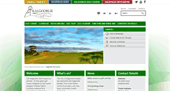 Desktop Screenshot of kalgoorliegolfcourse.com