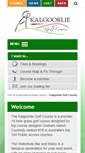Mobile Screenshot of kalgoorliegolfcourse.com