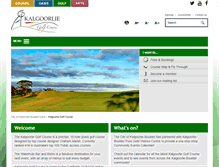 Tablet Screenshot of kalgoorliegolfcourse.com